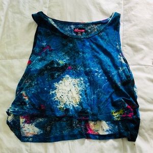Galaxy Crop Top